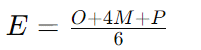 three-point estimating formula